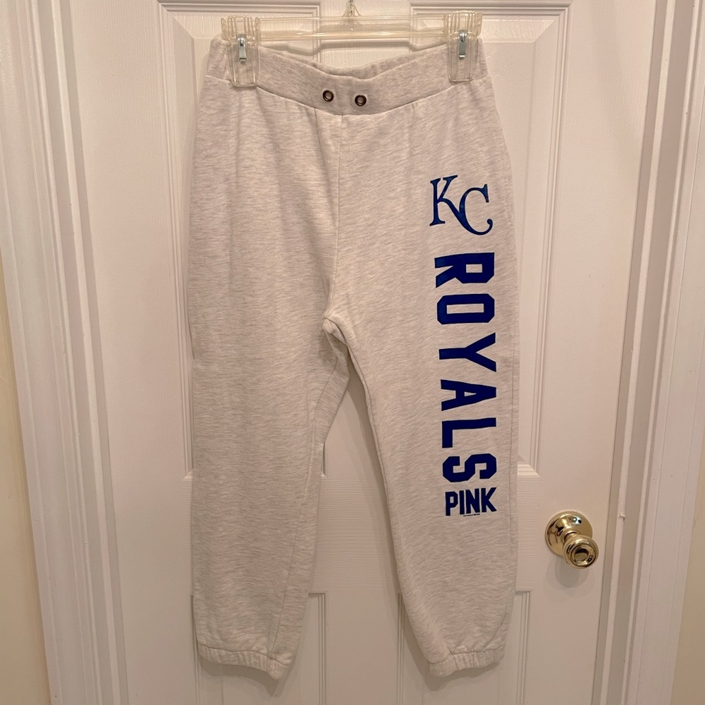 Victoria’s Secret Pink KC Royals sweatpants.